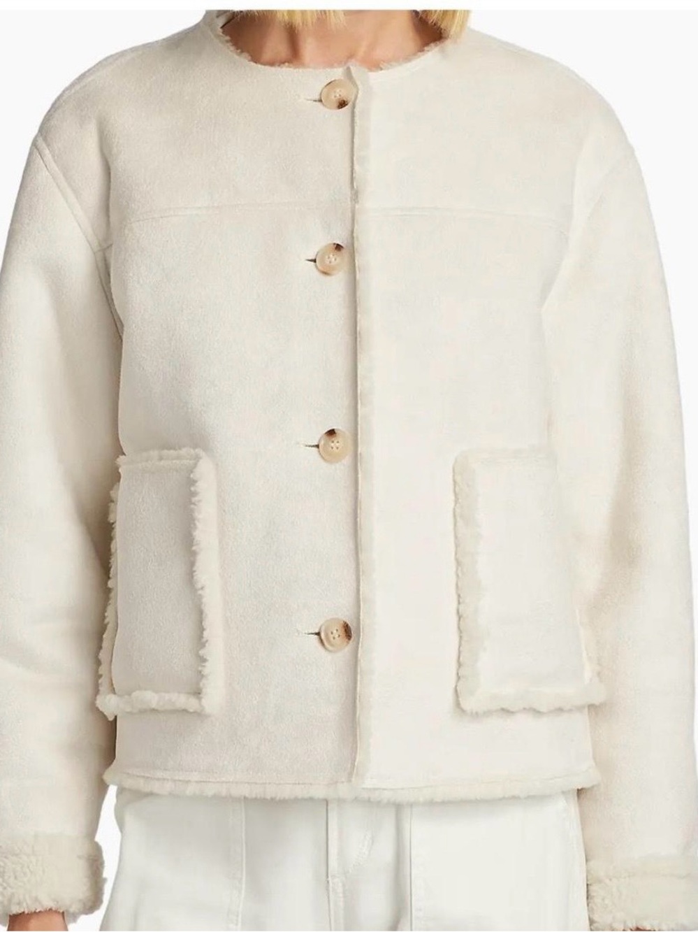 XIRENA - Vegan Suede/Sherpa Warm Jacket - Size XS